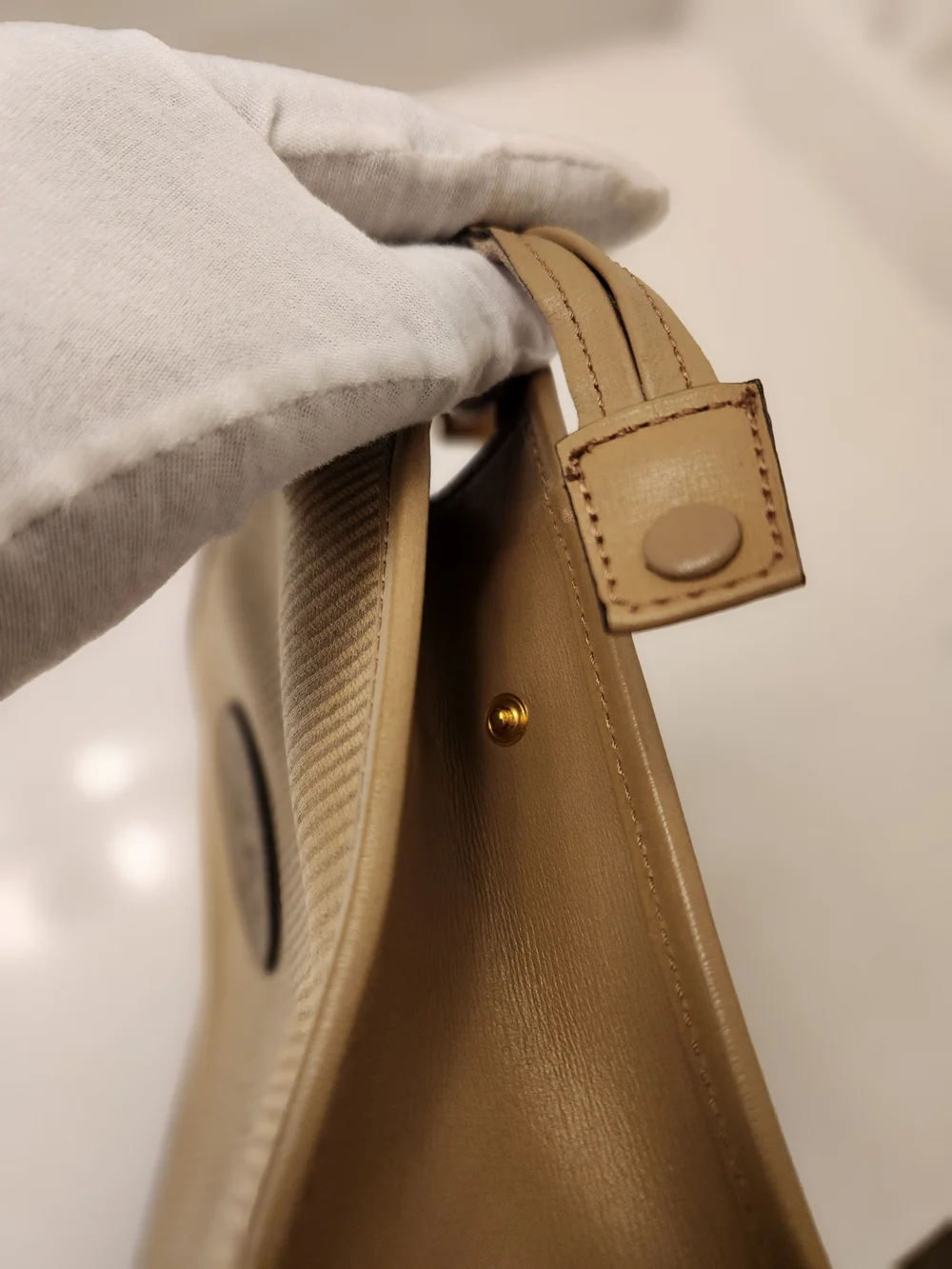 Yves Saint Laurent Beige Canvas Pouch - Picture 7 of 15